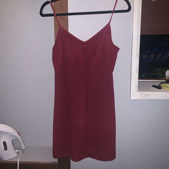 Maroon Slip dress - Picture 2 of 4